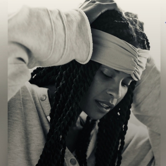 Free People Hudson Extra Wide Rusched Headband Turban Headwrap - Picture 1 of 12